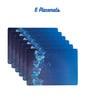 (Set of 6) Ethnic Motif Blue (12 x 16) PVC Placemats