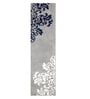 Grey Microfibre 71 x 20 Inches Machine Made Floor Runner