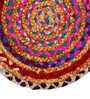 Ethnic motif Multicolor (14 x 14) Jute (Set of 6) Placemats