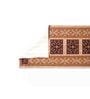 Brown Nylon 55 x 22 Inches Machine Made Floor Runner