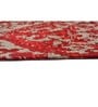 Red Persian Polyester 3 ft x 5 ft Hand Tufted Carpet