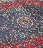 Blue Persian Polyester 3 ft x 5 ft Hand Tufted Carpet
