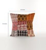 Multicolor Traditional Cotton 16 x 16 Inches Cushion Covers (Set of 2)