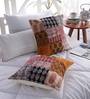 Multicolor Traditional Cotton 16 x 16 Inches Cushion Covers (Set of 2)