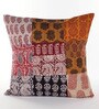 Multicolor Traditional Cotton 16 x 16 Inches Cushion Covers (Set of 2)