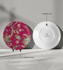 Ethnic Pink Porcelain Wall Plate
