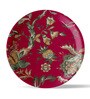 Ethnic Pink Porcelain Wall Plate