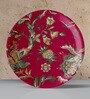 Ethnic Pink Porcelain Wall Plate