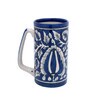 Ethnic Pottery 1 Ltr Blue & White Ceramic Coffee Mug
