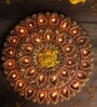 Ethnic Terracotta 31 Diya Thali (Gold)