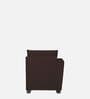 Ethos Fabric LHS Chaise Lounger In Mahogany Finish