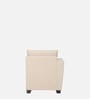 Ethos Velvet Fabric LHS Chaise Lounger In Beige Finish