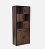 Etsu Book Case in Brown Oak Finish