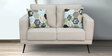 Eugene Fabric 2 Seater Sofa In Beige Colour