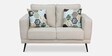 Eugene Fabric 2 Seater Sofa In Beige Colour