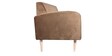 European Velvet 3 Seater Sofa in Buff Brown Colour