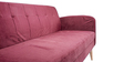 European Velvet 3 Seater Sofa in Crimson Colour
