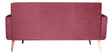 European Velvet 3 Seater Sofa in Crimson Colour