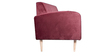 European Velvet 3 Seater Sofa in Crimson Colour