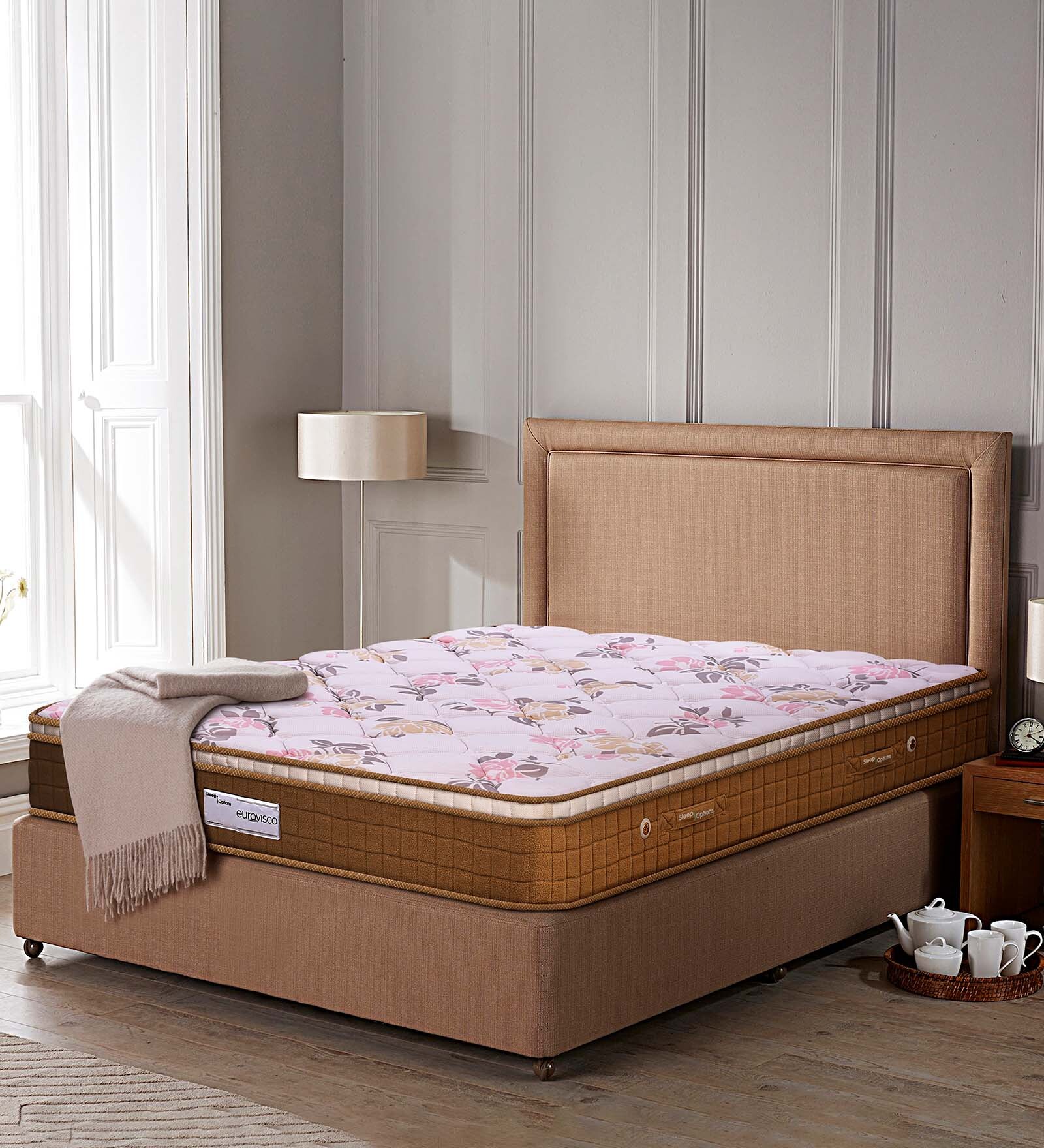 Eurovisco 7 inch Pocketed Spring King Size Mattress Eurovisco 7 inch Pocketed Spring King Size Mattress