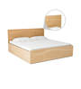 Eudora King Size Bed with Storage in Sonoma Oak Finish