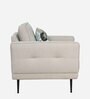 Eugene Fabric 1 Seater Sofa In Beige Colour