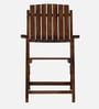 Eupen Sheesham Wood Folding Chair In Provincial Teak Finish