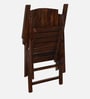 Eupen Sheesham Wood Folding Chair In Provincial Teak Finish