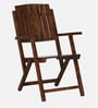 Eupen Sheesham Wood Folding Chair In Provincial Teak Finish