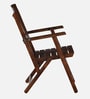 Eupen Sheesham Wood Folding Chair In Provincial Teak Finish