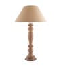 Eureka Polka Natural Wood Table Lamp With Golden Shade