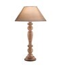 Eureka Polka Natural Wood Table Lamp With White Shade