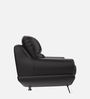 Euro V2 Leatherette 1 Seater Sofa In Cofee Brown Colour