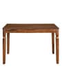 Europa Sheesham Wood 4 Seater Dining Set in Walnut Finish with Bench