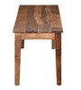 Europa Sheesham Wood 6 Seater Dining Set in Walnut Finish with Bench