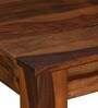 Europa Sheesham Wood 6 Seater Dining Set in Walnut Finish with Bench