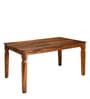 Europa Sheesham Wood 6 Seater Dining Set in Walnut Finish with Bench