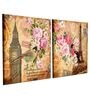 Europe Multicolour Synthetic Wood Framed Canvas Art Print
