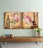 Europe Multicolour Synthetic Wood Framed Canvas Art Print