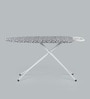 Mild Steel Ironing Board With Iron Holder in Black (L: 48, W: 15, H: 36.2 inches)