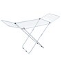 Eurostar White Mild Steel White Foldable Butterfly Floor Cloth Dryer