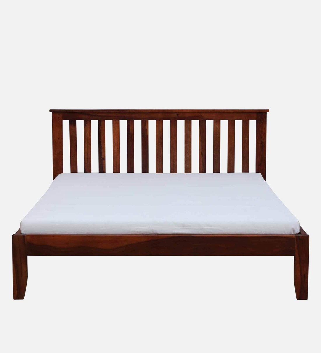Buy Eva Sheesham Wood King Size Bed In Honey Oak Finish By Woodsworth
