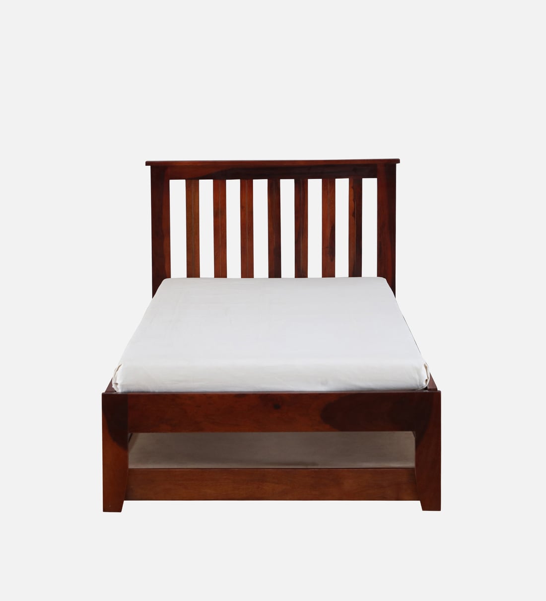 Buy Eva Sheesham Wood Single Bed In Honey Oak Finish With Trundle