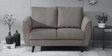 Azor Fabric 2 Seater Sofa In Sandy Brown Colour