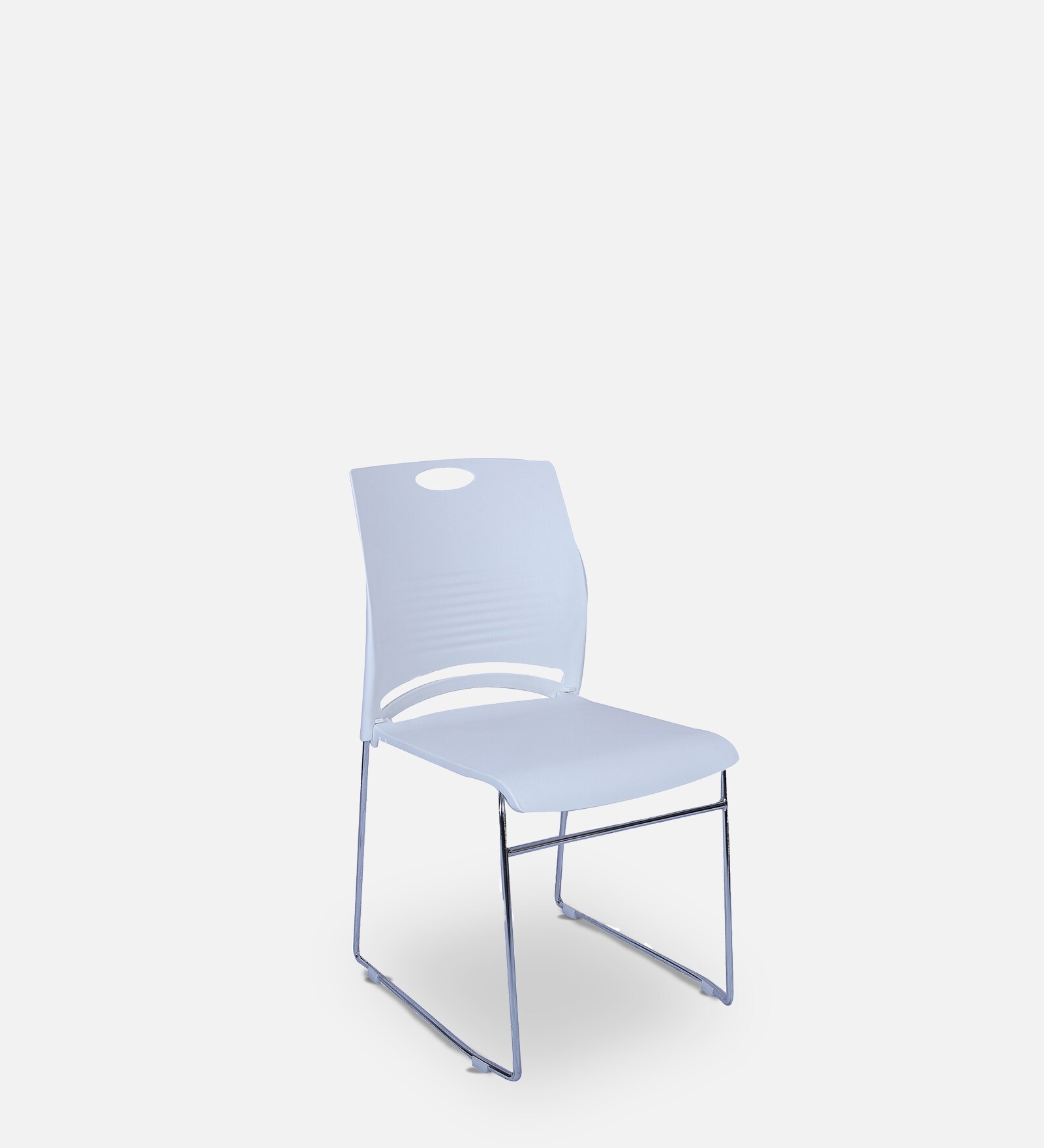 Evan Guest Chair in White Colour
