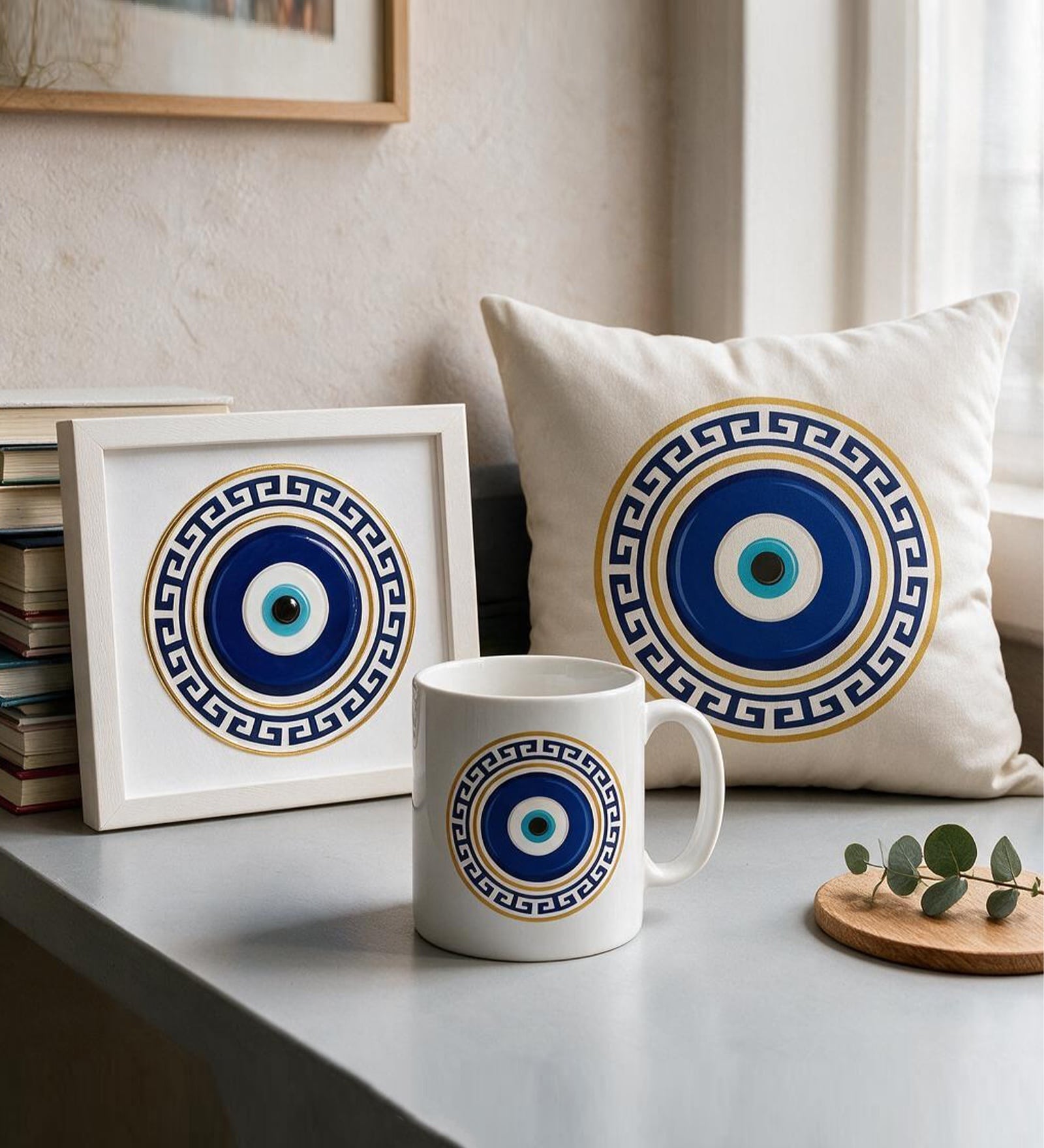 Blue Evil Eye Gift Hamper Set of 3 Blue Evil Eye Gift Hamper Set of 3