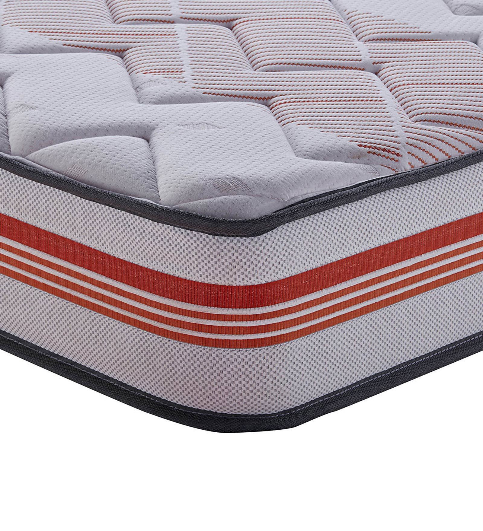 Evoke Bonnell Spring, HR Foam & PU Foam 6 Inch Single Size Mattress