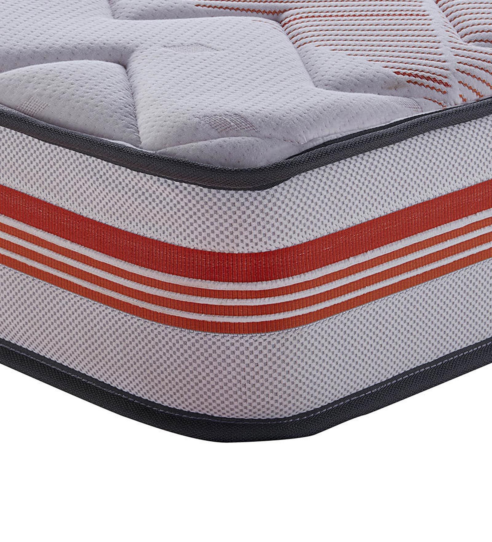 Evoke Bonnell Spring, HR Foam & PU Foam 8 Inch Single Size Mattress