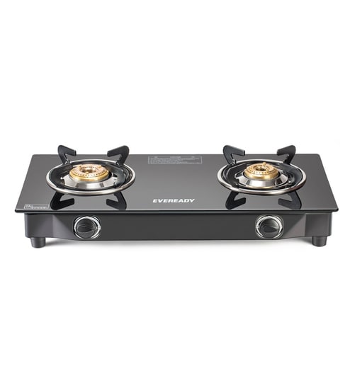 Buy Eveready Eve Black 2 Burners Gas Stove Online Gas Stoves