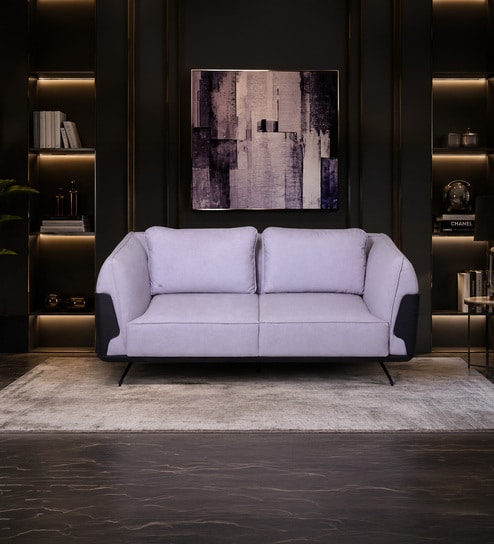 Everest 2 Seater Sofa In Light Grey Color